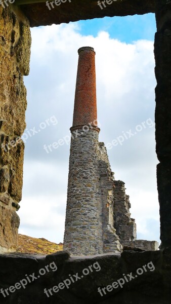 Mine Tower Cornwall Mine Tower Chimney