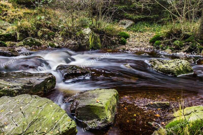 River Bach Water Flow Idyllic