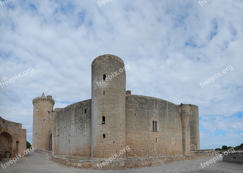 Castle Spain Mallorca Architecture Building