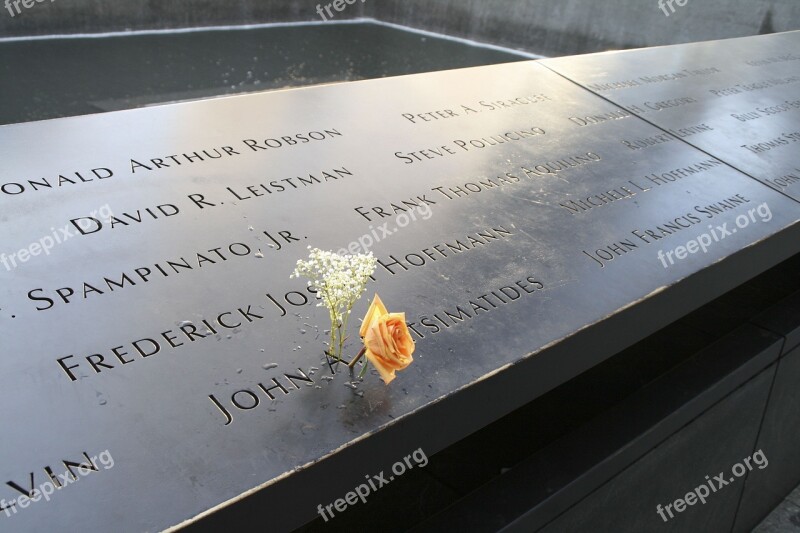 New York September 11th Monument World Trade Center Memorial