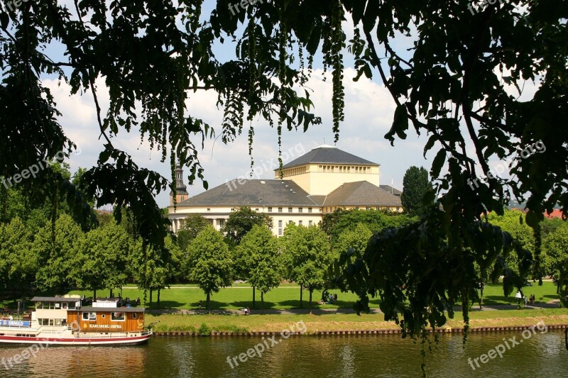 Saarbrücken Staden Theater Staatstheater Saarbrücken Free Photos