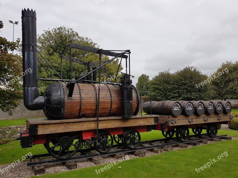 Ireland Train Jameson Whiskey Barrel Free Photos