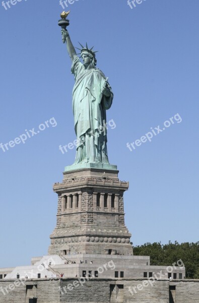 New York Statue Of Liberty Liberty Island Monument Free Photos