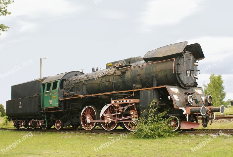 Locomotive Train Railway Steam Locomotive Carriage Of Goods