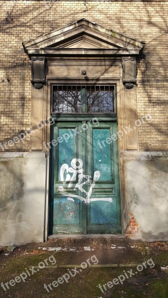 The Door Shadows Entrance Old House Monument