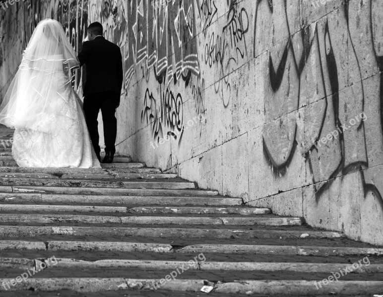 Wedding Graffiti Love Marriage Groom