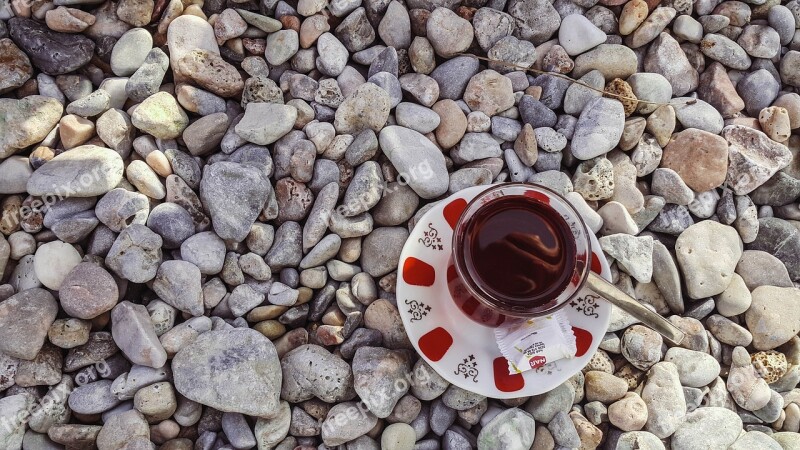 Tea Tea Glass Beach Free Photos