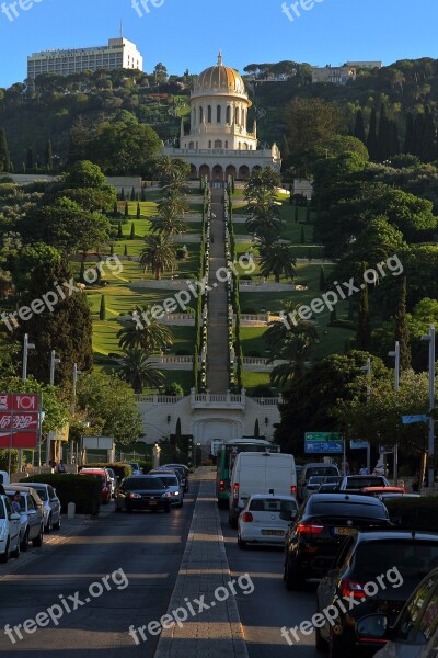 Bahá ' í Faith Temple Haifa Free Photos