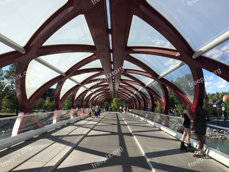 Calgary Alberta Bridge Canada Architecture