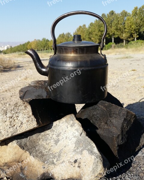 Nature Tea Fresh Air Outdoors Fire