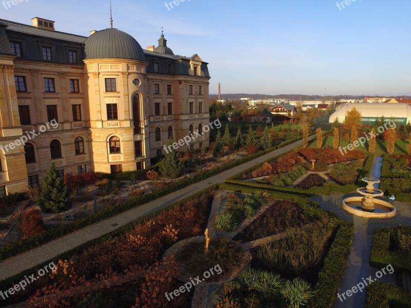 Amber Palace Drone Włocławek The Palace Garden