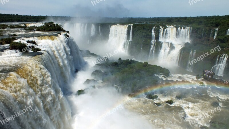 Iguazu Waterfalls River Free Photos