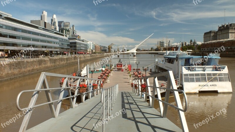 Buenos Aires Along The River Ship Free Photos