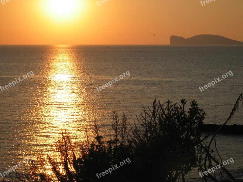 Sunset Sea Sky Sun Sardinia