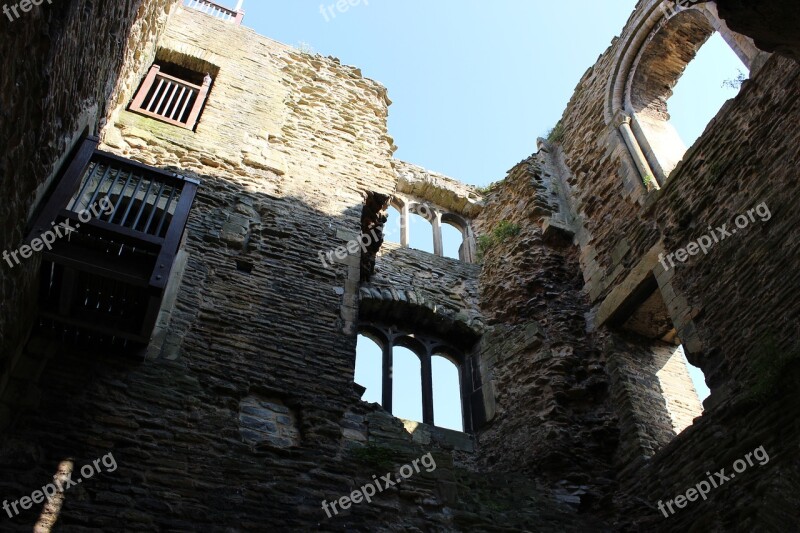 Castle Ruins Building Tower Historic