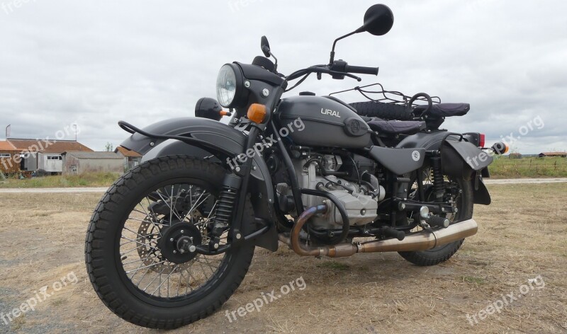 Motor Sidecar Transport Ural Free Photos