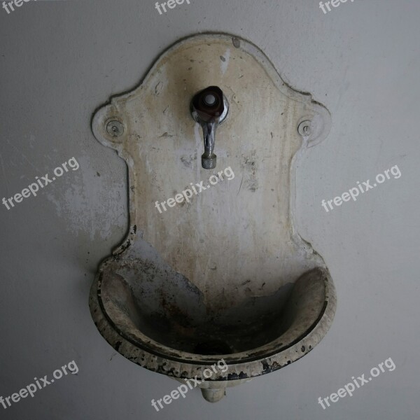 Bassena Wall Fountains Vienna Faucet Old