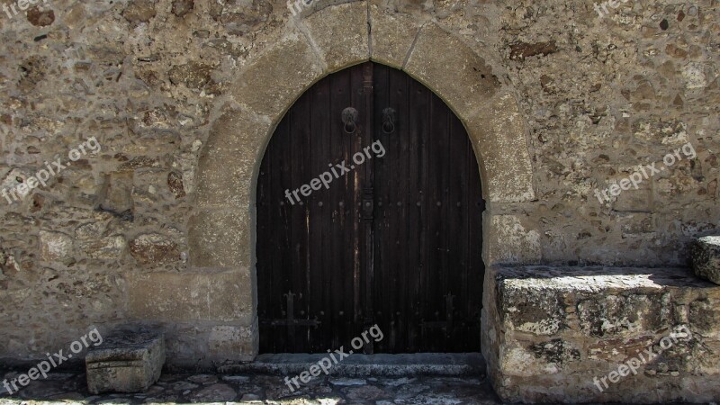 Cyprus Frenaros Panagia Asprovouniotissa Church Entrance