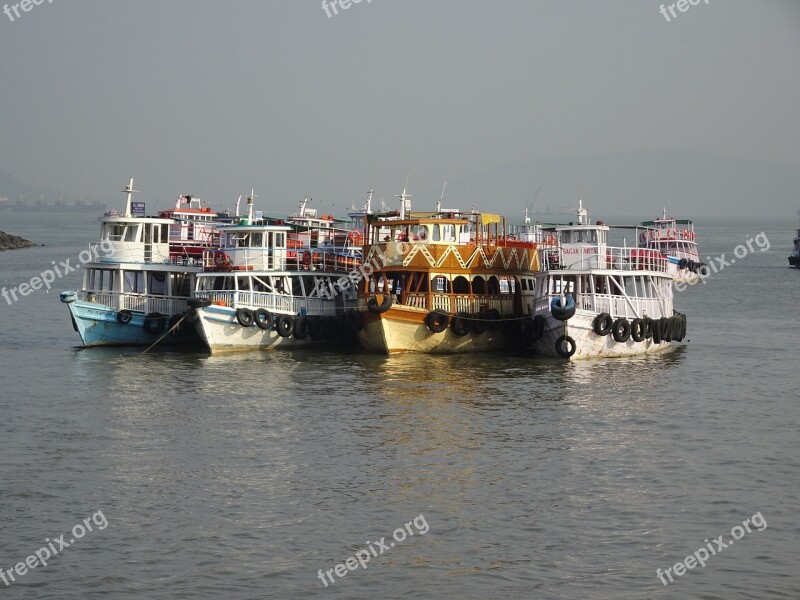 India Mumbai Boats Tour Ferry