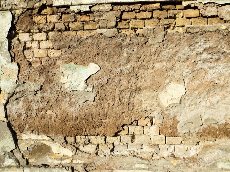 Background Wall Brick Fence Structure