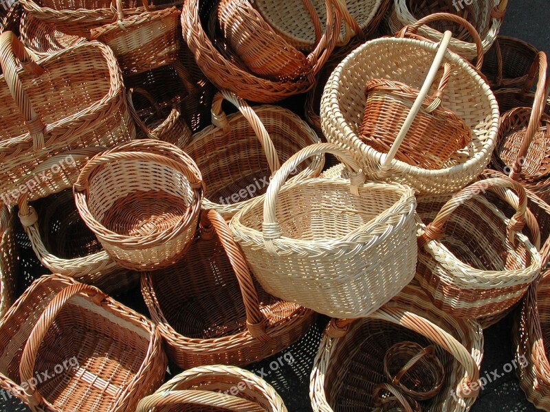 Basket Shopping Basket Weave Free Photos