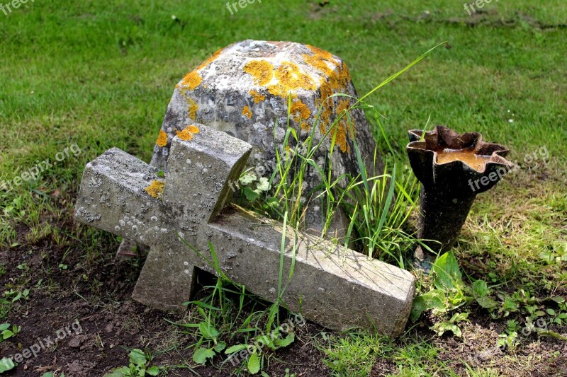 Cross Cemetery Graveyard Christianity Catholic