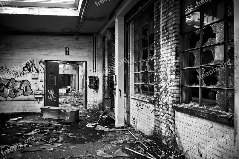 Lost Places Factory Old Abandoned Industrial Building