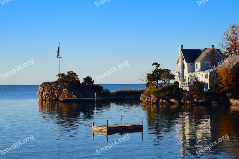 Port Bay Boat Sea Ocean