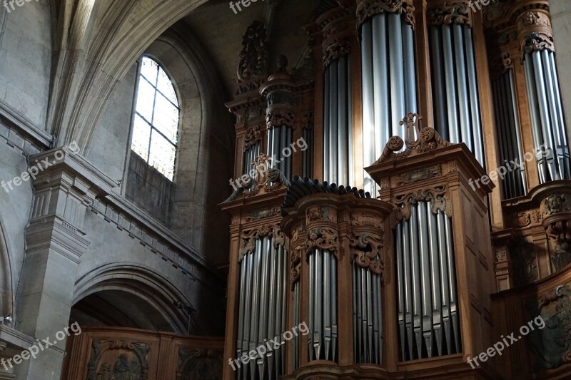 Le Havre Church Faith France Organ