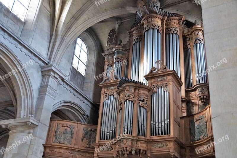 Le Havre Church Faith France Organ