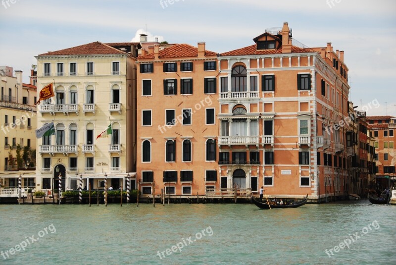 Venice Palaces Water Palazzo Sea