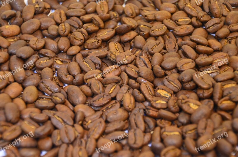 Coffee Beans Background Beans Black Brewing Brown