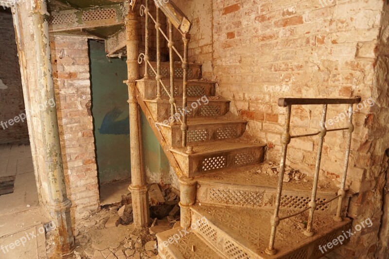 House Antiquity Ladder Window Old Windows