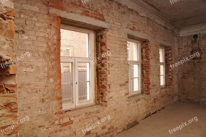 House Antiquity Window Old Windows Stucco