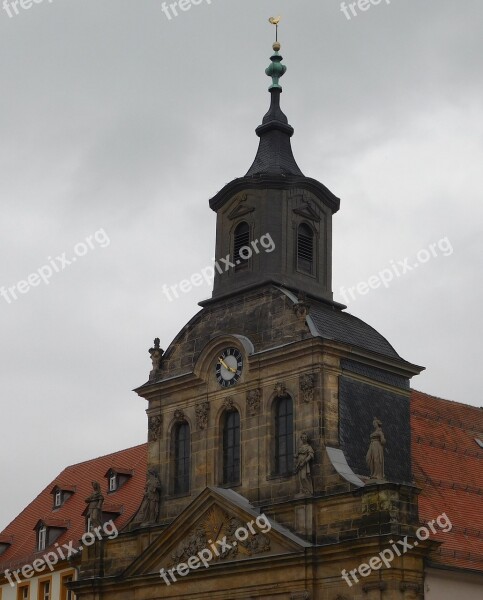 Bayreuth Hospital Church Church Steeple Christianity