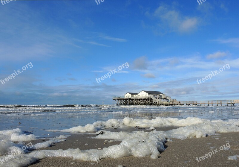 North Sea Sea Vacations Beach Pile Construction