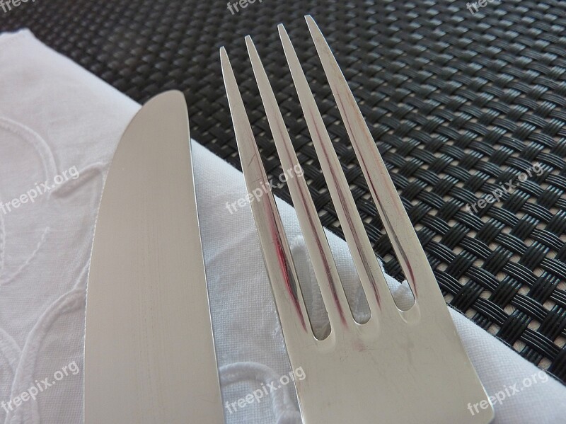 Cutlery Eat Fork Macro Metal