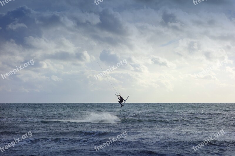 Kiters Baltic Sea Wave Sea Water