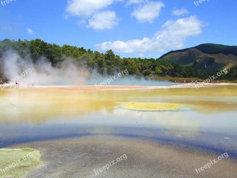 New Zealand Rotorua Geothermal Wai-o-tapu Thermal Wonderland Free Photos