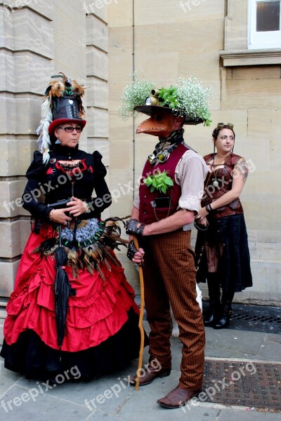 Steampunk Steam-punk People Steam Punk Red