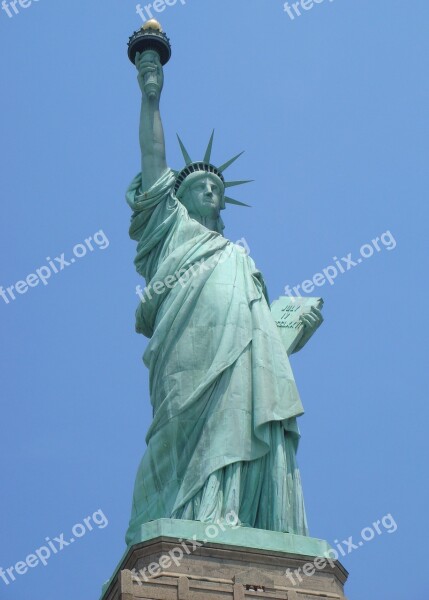 Statue Of Liberty New York City America Freedom Statue