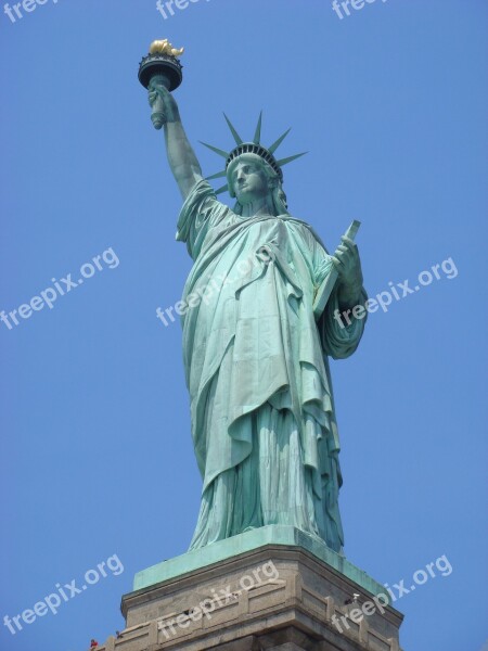 Statue Of Liberty New York City America Freedom Statue