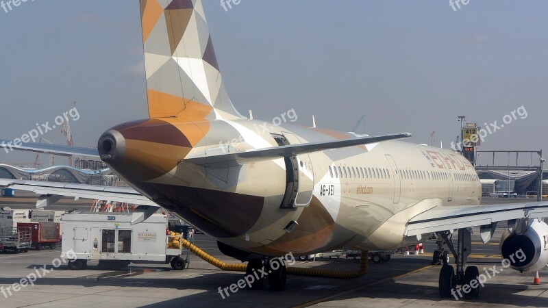 Etihad Airbus Abu Dhabi Aircraft 321