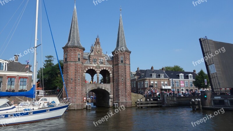 Sneek Watergate Water Tower Friesland Free Photos