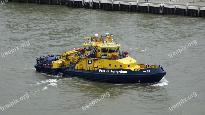 Boat Boating Water River Tug