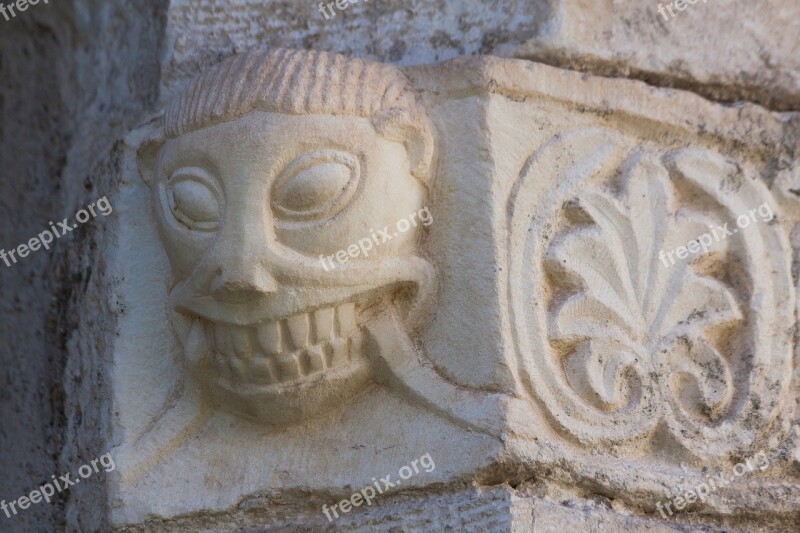 Fash Face Ornament Church Rhaeto Romanic