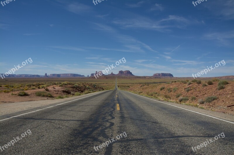 Usa Road Endless East Coast Horizon