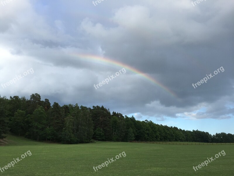 Rainbow Forest Landscapes Hage Cloud