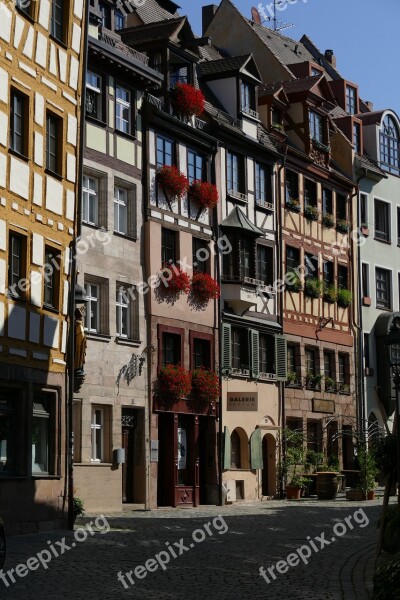 Nuremberg Historic Center Weißgerbergasse Houses Swiss Francs