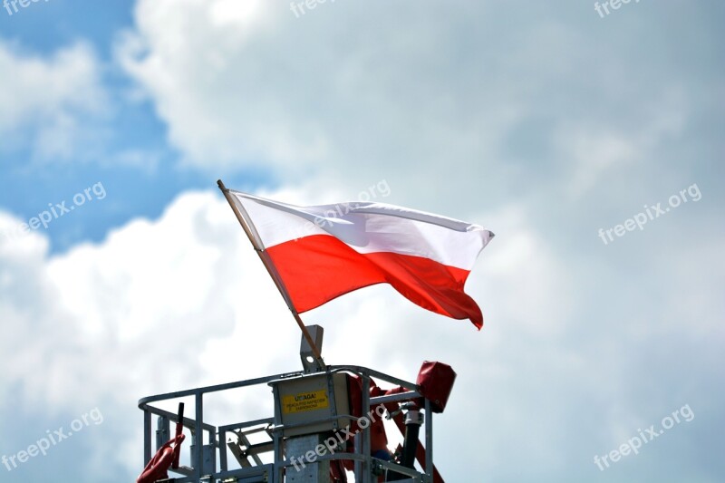 Polish Flag The Ceremony Flag Free Photos